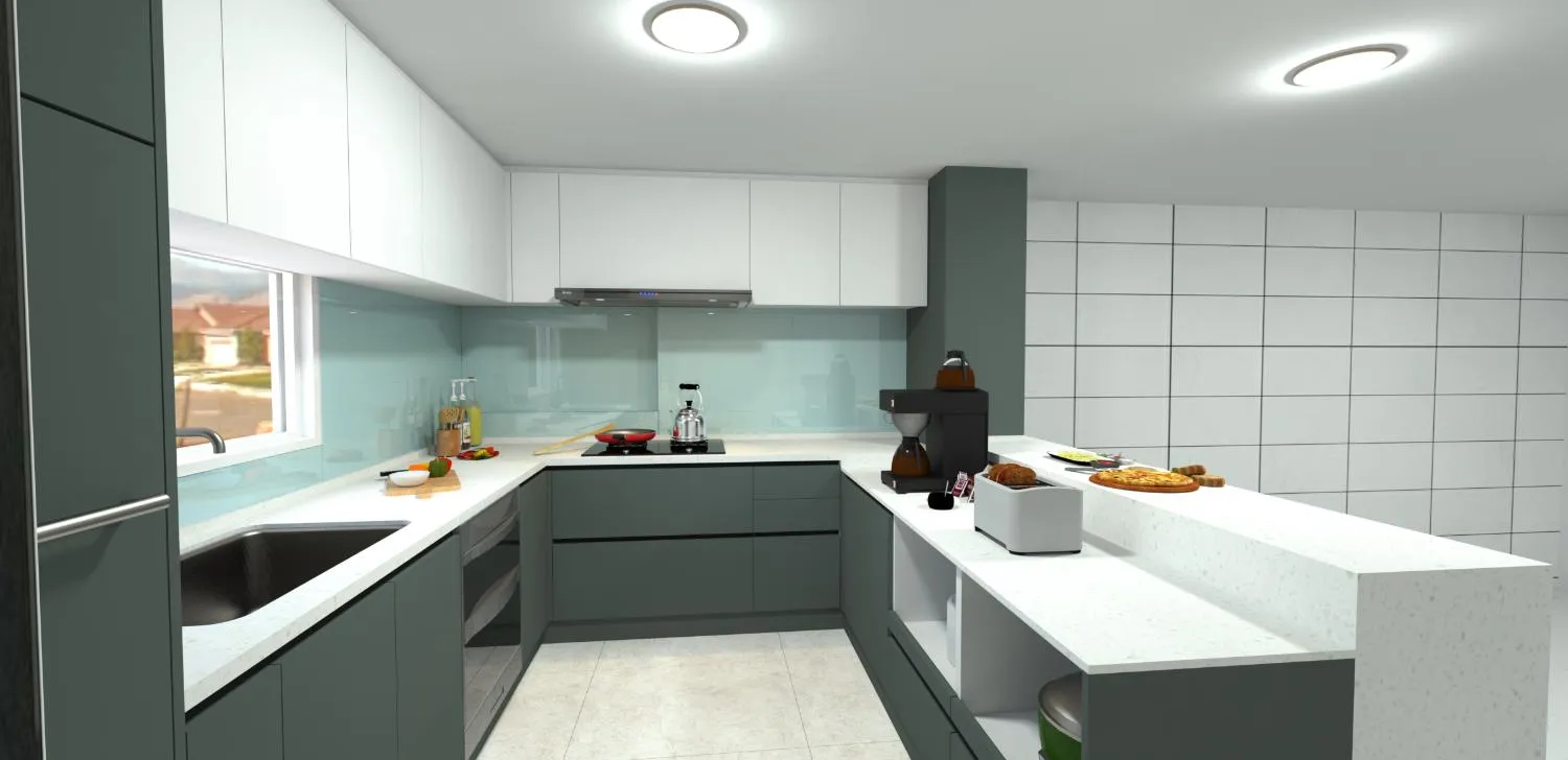 客製化廚房收納空間-系統櫃內部規劃